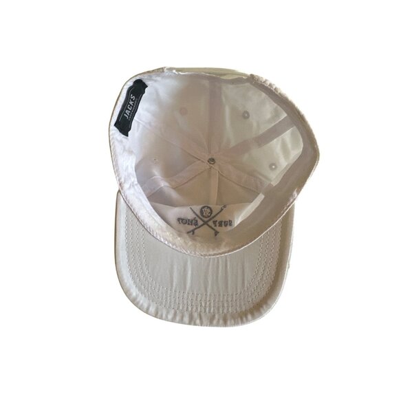 Jacks Surf Shop Embroidered White Baseball Cap Adjustable Strapback Unisex Cotto - Picture 5 of 6